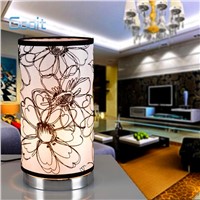 Fabrics Table Lamp Fashion Simple Iron High Grade Eyeshield Desk Lamp For Home Bedroom Living Room Decoration Bedside Lamp