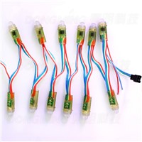 1000pcs/lot RGB LED pixel Module String Light  DC5V 12mm RGB color Waterproof IP68 ad letter