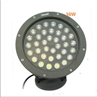 IP65 Outdoor led spot lamp for garden ,park ,trees ,afforest,landscape ,100-240V input 24W/36W high brightness flood light
