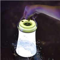Novelty USB Camping Lantern With compass  Waterpoof Foldable Storage camping lanterns Portable Night Light