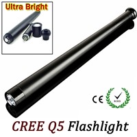 Hot Sale CREE Q5 LED flashlight tactical flashlight for 3*AA Torch Long Light Baseball Bat Shape self defense 3 Mode ZK69
