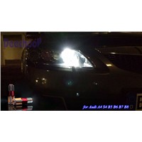 Deechooll 2pcs Wedge Light for AUDI A4 ,Canbus 6W 57SMD  T10 LED Lighting Bulbs for Audi S4 B5 B6 B7 B8 Clearance Xenon Lamp