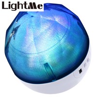 3 Colors Highlighted LED Desk Light Intelligent Projection Lamp 3 Mode Star Ocean Rotatable LED Light Decoration