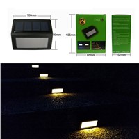 Waterproof 6 LEDs Solar Light Sensor Light Outdoor Light Path Corridor Wall Lamp Spot Lighting LED Solar Lamp