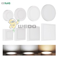 10PCs 9W/15W/21W/27W Round Non-Dimmable LED Surface Panel Lights Ceiling Down Lamp Cool White/Natural White/Warm White 85-265V