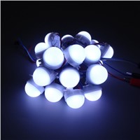 1000pcs DC12V WS2811 30mm diameter Diffused Full Color 3 LEDs RGB 5050 SMD Programmable pixel Led Module For Signage