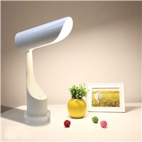 2017 Portable LED Desk Lamp Foldable Dimmable Eye Care Reading Touch Sensor USB Charging Port Table Lamp