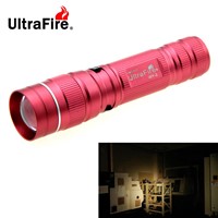 Ultrafire XRE R2 289lm Portable Emergency Flashlight - Dark Pink
