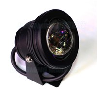 Super bright black body Convex Lens flood light underwater led Warm White/Cool White pool lights 10W DC12V durable and bright