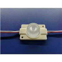 2W COB  DC12V WHITE COLOR LED module;high bright;20pcs a string;with convex lens