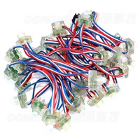 NEW 150pcs/lot wholesale ws2801 led module waterproof IP65 rgb led module WS2801 decorative outdoors dream color light