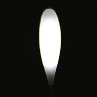 2016 New Adjustable USB LED Table Light Touch Switch White Student Desk Lamp Leaf Shape Infrared sensors Powerd by USB or 3AA