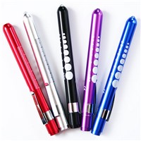 SANYI Mini Pocket Pen Light Torch Flashlight Medical Surgical Doctor Nurse Emergency Reusable  For Working Camping Colorful