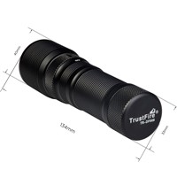 High Quality New TrustFire DF008 Diving XM-L2 Waterproof 3 Mode Magnetic Control Middle Twist Switch LED Torch Flashlight