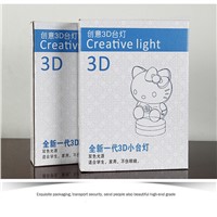 hello kitty dimensional light creative led night light cartoon 3D projection lamp table lamp bedside lamp decorative