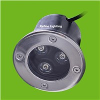 LED Underground Lamp Factory Sale 3W Buried Lights Outdoor Plaza Street Lighting IP65 Park Colorful Round Courtyard Lighting
