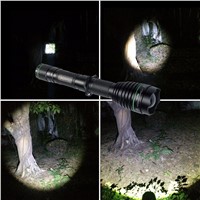 UniqueFire 1508-38 Zoomable Cree XM-L/XM-L2 T6 LED Flashlight Torch 1200 Lumens 3 Modes Flood-To-Throw Memory(2x18650 Battery)