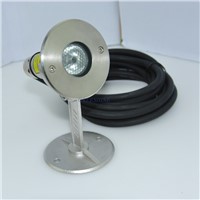 304 316stainless steel High Quality 1W Mini Underwater LED Light 12V IP68 Underwater Spot Light 24V Pond Lamp LED Pool Lamp 4pcs