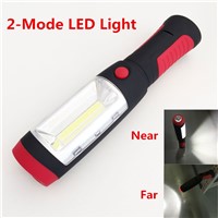 LED Hook Light Magnetic Flashlight Perfect Torch Work Lamp with Magnet and 2 Light Modes Camping Outdoor Sport