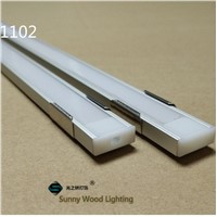 5-30pcs/lot  1m 40inch/pc aluminum profile for led strip,led channel for 8-11mm PCB board  led bar light,YD-1102