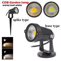 DC 24V IP65 Outdoor Garden LED Lamp Light 3W 5W COB LED Lawn Spike Light Pond Path Landscape Spotlight Bulbs