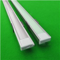 5-30pcs/lot ,1m aluminum profile for led strip,milky/transparent cover for 12mm 5050 strip with fittings LED bar light CC-1607