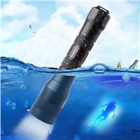 SecurityIng Waterproof Wide 120 Degrees Beam Angle Scuba Diving Photography Video  1050Lm 150M XM-L2(U4) LED Underwater Torch