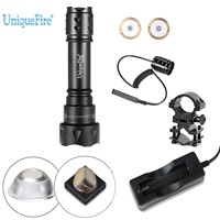 UniqueFire Tactical Lamp Torch T20 IR 940NM LED 38mm Convex Len Flashlight Infrared Light Torch Kit Set For Night Hunting