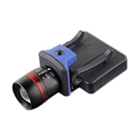 CNIM Hot XPE LED 120 Lumen 3 modes waterproof zoomable Clip - on Cap Hat Light flashlight black