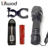 Litwod lights &amp;amp;amp; lighting portable light lantern Flashlight Torch Lamp C8 3800 Lumen 5 Mode CREE XM-L T6 LED Lights Super Bright