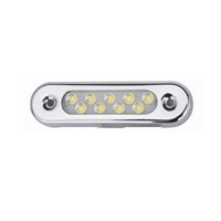 Malibu Surface Mount 10-30V Non-Polarized Multi-Voltage 6&amp;amp;quot; Marine Yachting Underwater Lights for Boats