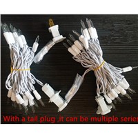 20/35 Heads LED Sepak takraw Light Lamp Line Candle Lights Christmas Holiday Party Home Decorative String Lights