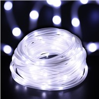ICICLE 33ft 100 LED Solar Rope Lights Waterproof  Wire Lights, Portable Lighting For Outdoor