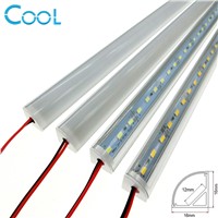 Wall Corner LED Bar Light DC 12V 50cm High Brightness 5730 Rigid LED Strip 2pcs/lot.