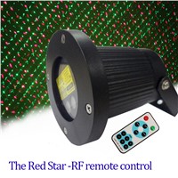 Red flashing landscape lamp, courtyard light plastic shell with RF remote control
