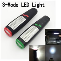 1pc 37 LED Flashlight Work light Camping Outdoor Lamp With Built-in Magnet Hook Newest