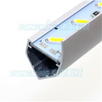 5pcs led luces strip light 7020 aluminum profile 50m 36led 12V white/warm white no waterproof led bar light with U/V groove