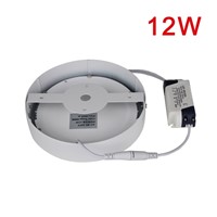 xtf2015 12W Super Bright LED Panel Light Surface Cool White 6000-6500k Ceiling Downlight Lamp Kit with LED Driver MZD12
