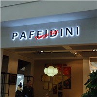 Waterproof 3D led letters signs backlit and front lit letters for shops hotals