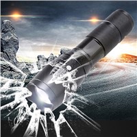 02Z30 XML T6 3800LM Aluminum Waterproof Zoomable CREE LED Flashlight Torch tactical  light for 18650 Rechargeable Battery or AAA