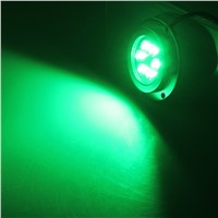 CNIM Hot 6*2w Green Stainless Steel IP68 Waterproof LED Marine Underwater Light Boat Yacht light