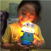 Creative charging LED desk lamp learning eye lamp working students cartoon children small night lamp bedside lamp