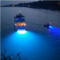 Promotion 6*2w Blue Stainless Steel IP68 Waterproof LED Marine Underwater Light Boat Yacht light