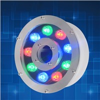 12V led luz de la piscina 6W dia160mm underwater led boat lights warm / cold white green pink led swimming pool light 4pcs/lot