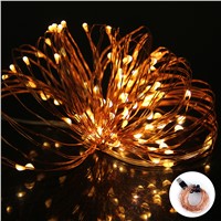 USB LED String Light Waterproof LED Copper Wire Outdoor Lighting Strings 10M Fairy Lights For Christmas Wedding Decoration