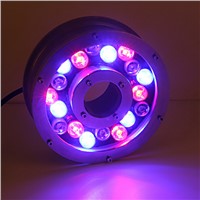 12V input RGB LED underground light 6W 9W 12W outdoor buried recessed floor lamp Waterproof IP68 for swimming pool in 4 meter