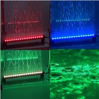 AUCD 46CM 18 LEDs 6W RGB Color LED Remote Control Fish Tank Plant Aquarium Light Underwater Bubble Lighting LED-FL