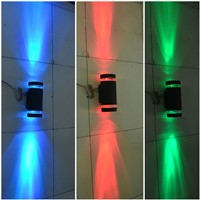 waterproof outdoor 6W colorful  Led corridor lights LED wall light AC 85-265V