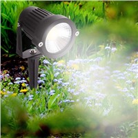 IP65 Outdoor Garden LED Light 220V 110V 12V 24V  5W COB LED Lawn Spike Light Pond Path Landscape Spot Light Bulbs