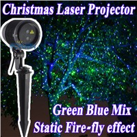 2016 Outdoor Garden Lighting Christmas Shower Laser Lights Projector Holiday Static Effect Waterproof IP65 110v-240v Lawn Light